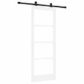 vidaXL Posuvné dvere ORKDAL Biela 78 x 202 cm