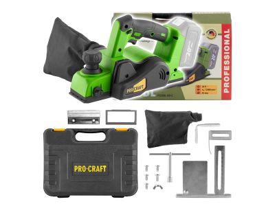 Akumulátorová hoblík PROCRAFT PE20BL bez akumulátora