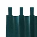 vidaXL Zatemňovacie závesy 2 ks Tmavozelená 140 x 140 cm Zamat