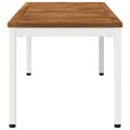 vidaXL Konferenčný stolík Prírodná a biela 50 x 100,5 x 45 cm