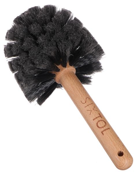 Kulatý kartáč pro čištění těla jízdního kola nebo motorky CAR DETAILING WOOD BRUSH 1 SIXTOL