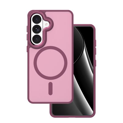 Zmrazené mag puzdro pre Samsung Galaxy S26 Plus červená