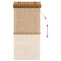 vidaXL Roleta Hnedá 100 x 220 cm Rákosie