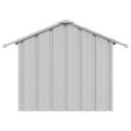 vidaXL Búda pre psa so strechou 85x107x81 cm, pozinkovaná oceľ