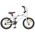 vidaXL BMX Bicykel 16 Palcov pre deti vo veku 5-8 rokov Biela