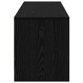 vidaXL TV skriňa s LED Čierny Dub 140 x 34 x 40 cm Konštruované drevo