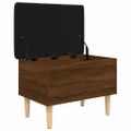 vidaXL Úložná lavička hnedý dub 62x42x46 cm kompozitné drevo