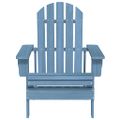 vidaXL Záhradná stolička Adirondack jedľový masív modrá