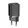 Baseus Super Si Quick Charger 1C 20W s káblom USB-C pre Lightning 1m (čierny)