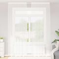 vidaXL Čipková záclona Biela 260 x 150 cm Polyester