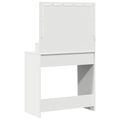 vidaXL Toaletný stolík Biela 78,5 x 41 x 135 cm Kompozitné drevo