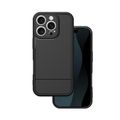 Jednoduché uhlíkové puzdro pre iPhone 17 Pro 6,3" čierne