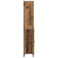 vidaXL Highboard Staré drevo 69,5 x 34 x 180 cm Kompozitné drevo