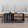vidaXL Konferenčný stolík sivý 80x50x35,5 cm borovicový masív