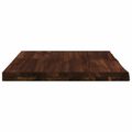 vidaXL Obdĺžnikový stôl 90 x 50 x 3,5 cm Obdĺžnikový Tmavohnedá