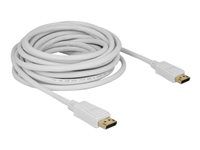 Kábel obrazovky - DisplayPort (M) do DisplayPort (M) - DisplayPort 1.2 - 7 m - biela