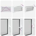 vidaXL Otočné a sklopné okno do suterénu RISOR 110 x 60 cm PVC a sklo
