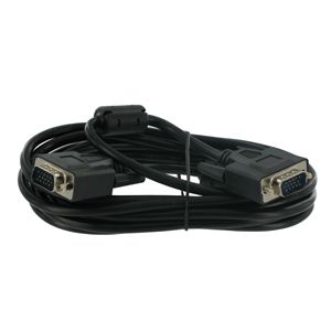 4World Kabel SVGA 15M-15M Ferryt 1,8m Black