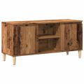 vidaXL TV skrinka lesklá staré drevo 102x35x50 cm spracované drevo