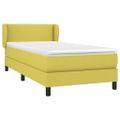vidaXL Posteľný rám boxsping s matracom zelený 80x200 cm látka