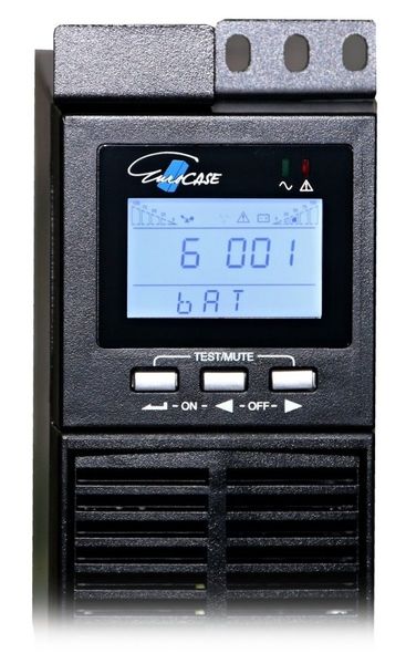 EUROCASE záložní zdroj EA901PRT, 1000VA / 900W Online Transformerless Záložní zdroj, 1000VA, 900W, online, USB, RS-232, EPO, LCD displej, sinusový výstup, rack 19"