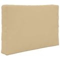vidaXL Vankúš na vonkajšiu pohovku Polyester Béžová 60 x 60 cm