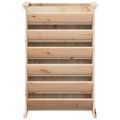 vidaXL Kvetináč na bylinky 6-poschodový 69x40x101,5cm masívna borovica
