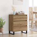 vidaXL Servírovacia skriňa Remeselný dub 60 x 35 x 70 cm