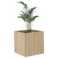 vidaXL Kvetináč vo farbe dubu sonoma 40x40x40 cm spracované drevo