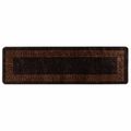 vidaXL Behúň MARSA Čierna 50 x 150 cm Polyester a PVC