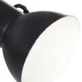 vidaXL Industriálna nástenná lampa, čierna 65x25 cm E27