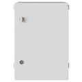 vidaXL Ovládacia skriňa Sivá 42 x 19,5 x 50 cm ABS plast