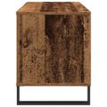 vidaXL Skrinka na gramofónové platne Staré drevo 100 x 38 x 48 cm