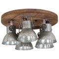 vidaXL Závesná lampa 25 W starožitná strieborná 50x50x25 E27