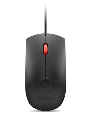 Lenovo Fingerprint Biometric USB Mouse Gen 3/Kancelárska/Optická/2 000 DPI/Drôtové USB-A/Čierna