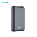 BWOO P82 BO 10000mah 15w externá batéria bezdrôtové nabíjanie tmavošedá