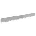 vidaXL Obrubník trávnika 20 ks 103 x 10 cm Oceľ Strieborná