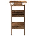vidaXL Nástenný barový stôl Old Wood 102x45x103,5 cm Engineered Wood