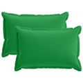 vidaXL Poťah na podložku 2 ks HOUTEN Zelená 40 x 60 cm Polyester
