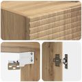 vidaXL Sada skríň 2 ks 33 x 34,5 x 90 cm Kompozitné drevo Dub artisan