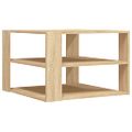 vidaXL Konferenčný stolík dub sonoma 58x58x40 cm kompozitné drevo