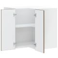 vidaXL Kuchynská nástenná rohová skrinka Porto, kompozitné drevo