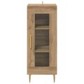 vidaXL Servírovacia skriňa dub artisan 34 x 34.5 x 90 cm