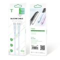 Kábel T-PHOX CABLE GENTLE USB-C/USB-C 60W čierny
