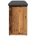 vidaXL Lavička na topánky Old Wood 102x32x50 cm Engineered Wood