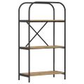 vidaXL Regál na knihy 3 úrovní 60 x 30 x 109 cm Kompozitné drevo