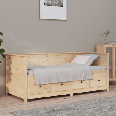 vidaXL Denná posteľ s matracom 90x190 cm masívna borovica