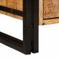 vidaXL Nočný stolík Hnedá 66 x 35 x 76 cm Masívne surové mango drevo