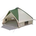 vidaXL Teepee stan pre 10 osôb 10 osoba Zelená a biela