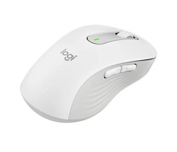 Logitech myš Signature M650 Large/optická/bezdrátová/400-2000dpi/5 tlačidiel/logitech bolt/svetlá šedá/pre ľavákov